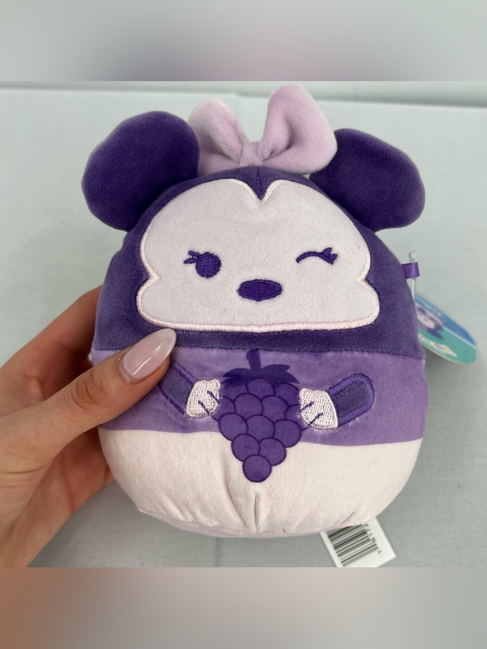 Disney Minnie Mouse grape Scented Mystery Squad Squishmallow 5” Purple Plush NWT - Picture 3 of 12
